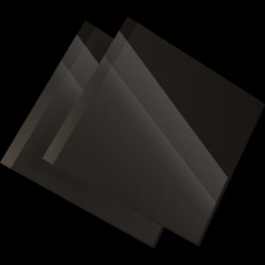 PMMA Coulé Noir Opaque Altuglas® 101 48000 - 15mm