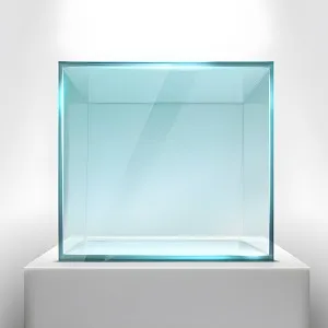 Vitrine Plexiglass Transparent (PMMA) - Dim. 200x200 mm - Hauteur 200 mm