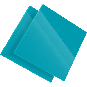 Plexiglass Diffusant coloré