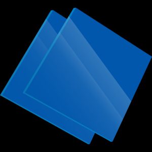 PMMA Coulé Bleu Diffusant Altuglas® 100 23008 - 3mm