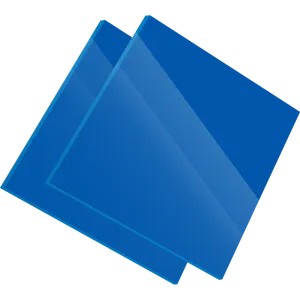 PMMA Coulé Bleu Diffusant Altuglas® 100 23008 - 3mm