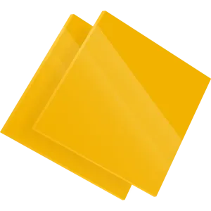 Plexiglass Coulé Jaune Diffusant Altuglas® 100 21030- 3mm