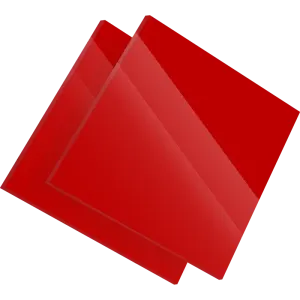 PMMA Coulé Rouge Diffusant Altuglas® 100 22001 - 3mm