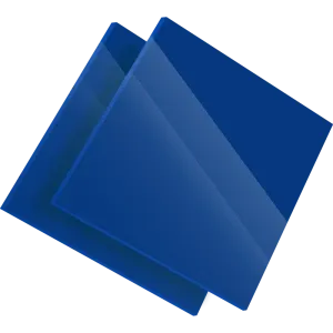 PMMA Coulé Bleu Diffusant Altuglas® 100 23000 - 3mm