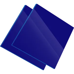 Plexiglass Diffusant coloré