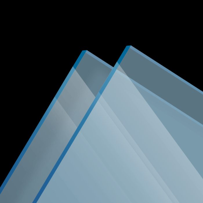 PMMA Coulé Bleu Transparent Setacryl® 1062 - 3mm