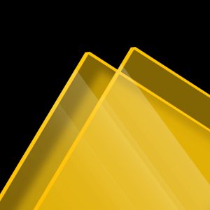 PMMA Coulé jaune Fluo Transparent Setacryl® 1112 - 3mm