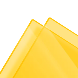 PMMA Coulé jaune Fluo Transparent Setacryl® 1112 - 3mm