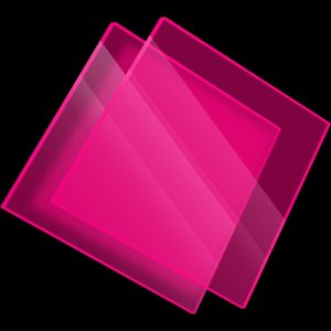 Plexiglass sur mesure Coulé Rose Fluo Transparent Setacryl® 1137 - 3mm