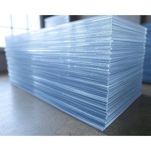 Lot de 17 Plaques Polycarbonate 6 mm UV incolor (390 x 2050 mm)