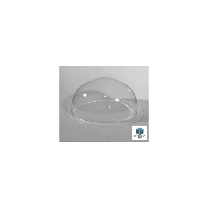 Demi-bulle Altuglas Plexiglas Setacryl Incolore Diamètre extérieur 400mm avec collerette