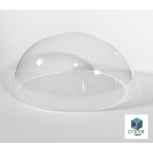 Demi-bulle Altuglas Plexiglas setacryl Incolore Diamètre extérieur 150mm sans collerette