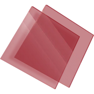 PMMA Coulé Rouge Transparent Altuglas® 100 12000 - 3mm