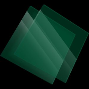PMMA Coulé Vert Transparent Altuglas® 100 14000 - 3mm