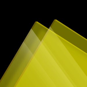 PMMA Coulé Jaune Transparent Setacryl® 1014 - 3mm