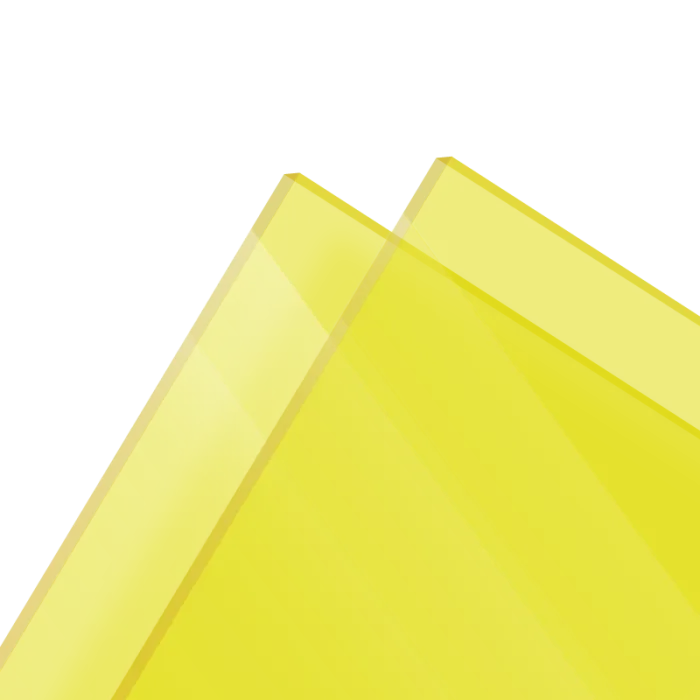 PMMA Coulé Jaune Transparent Setacryl® 1014 - 3mm