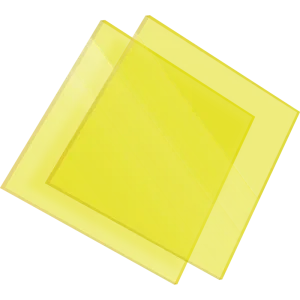 PMMA Coulé Jaune Transparent Setacryl® 1014 - 3mm